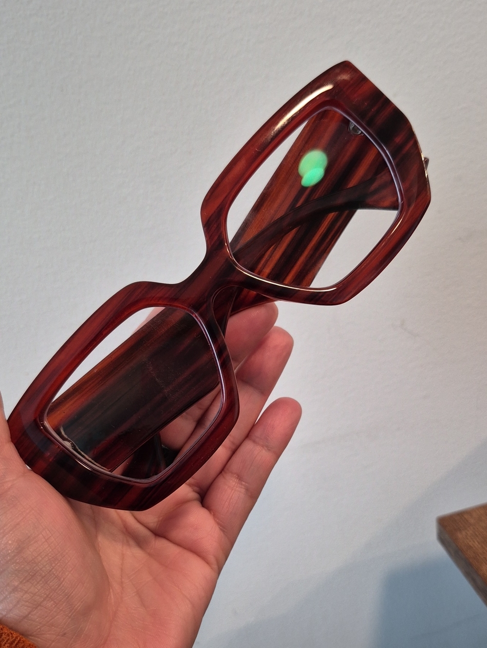 New_Aoolia Prescription Lens Rectangular Tortoiseshell Brown Women’s Sunglass
